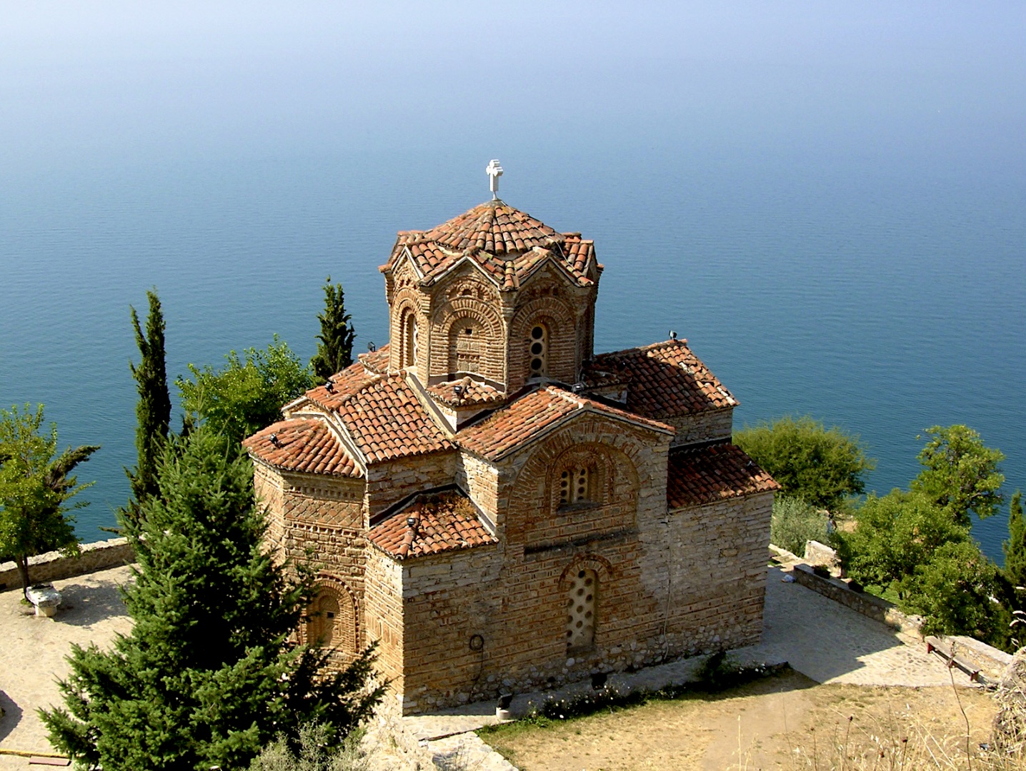 church lake ohrid macedonia