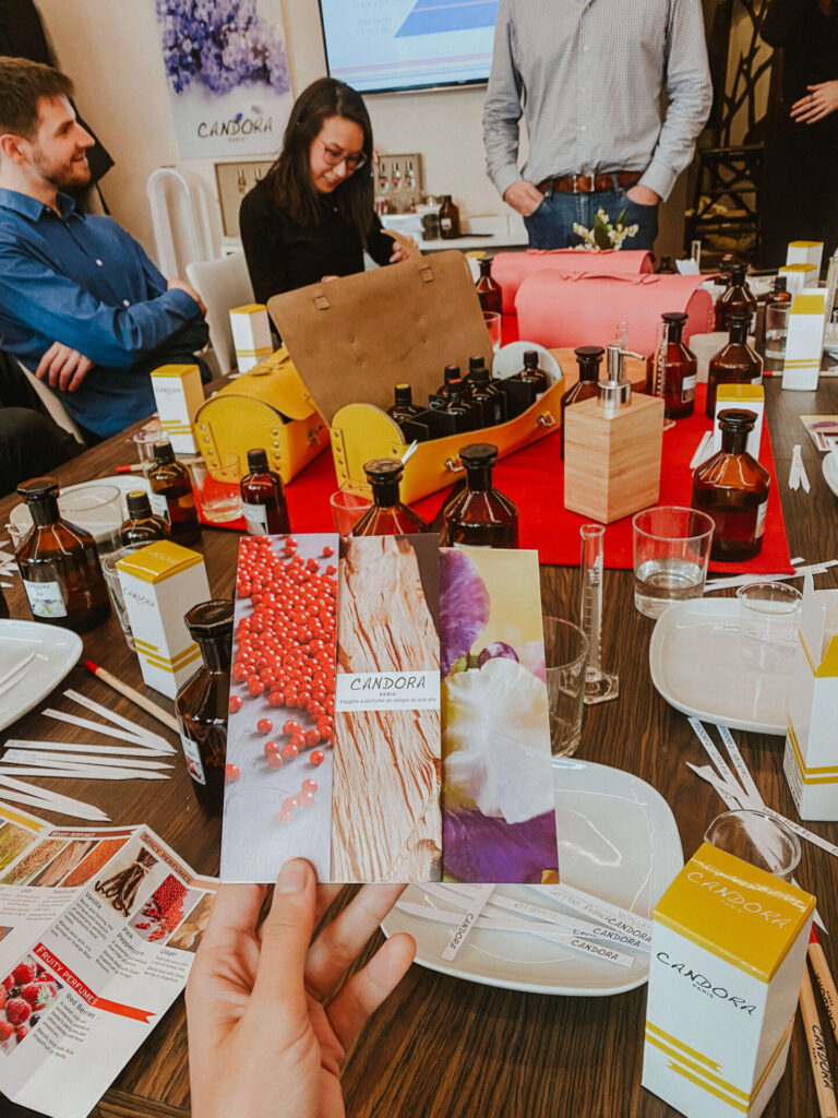 choosing scent perfume making course paris