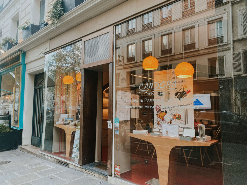 candora perfume making store paris